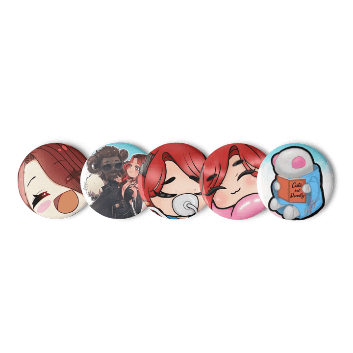 Chaos Queen Pin Buttons Set product image (1)