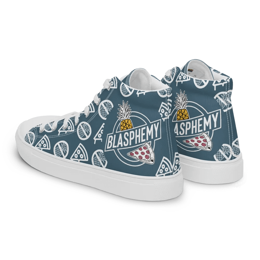Blasphemy High Top Teal/White Female product image (4)