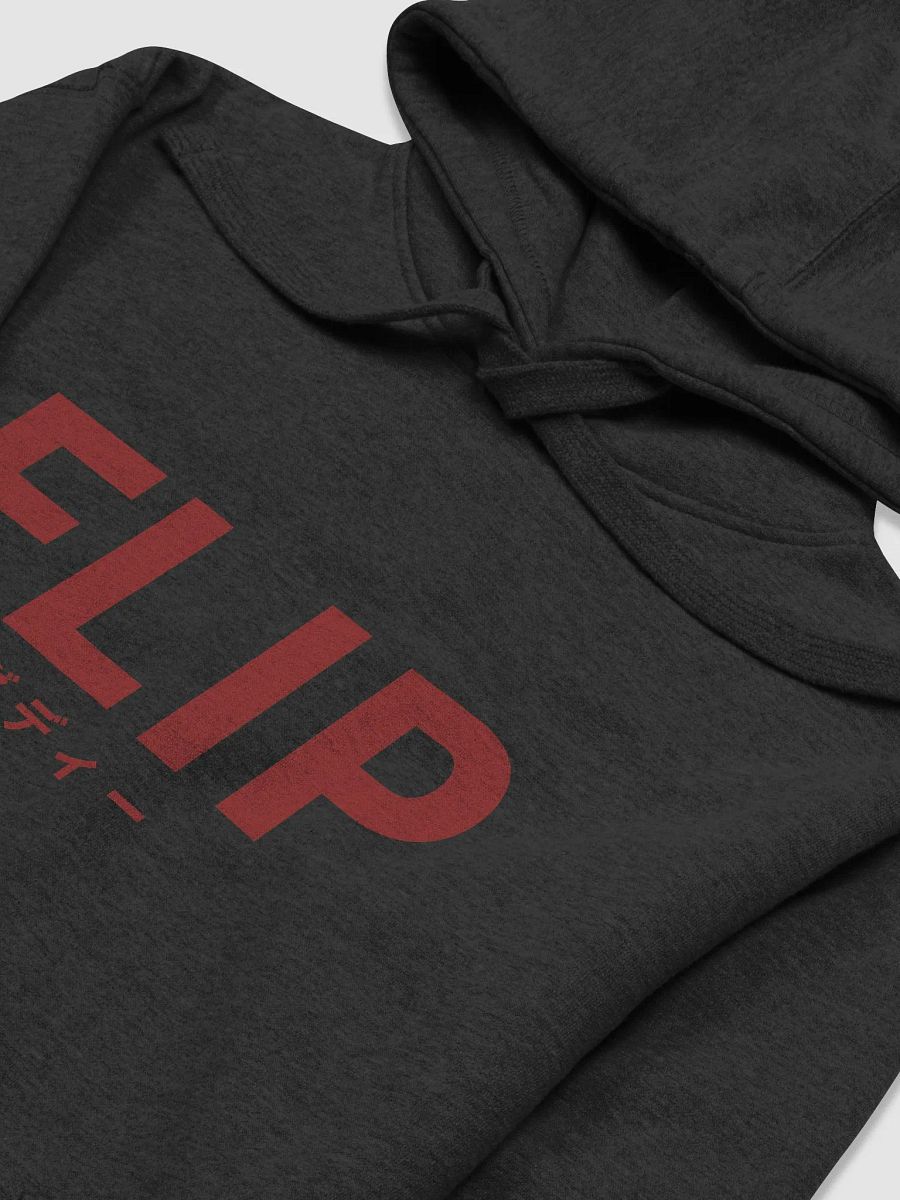 Flip Hoodie [Red Text] product image (3)