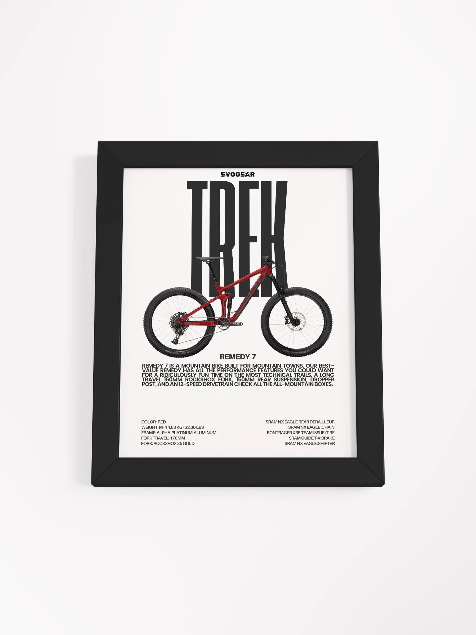 Trek Remedy 7 Frame product image (3)