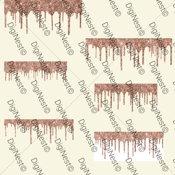 Elevate Your Designs with Our Rose Gold Drip Collection product image (2)
