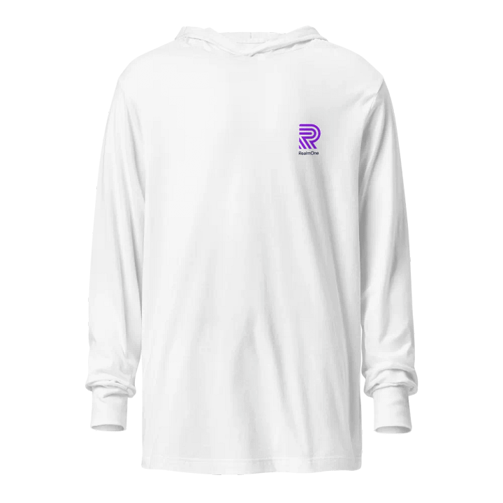 RO Bella + Canvas Waterfall Long Sleeve Hooded Tee (BACK PRINT) product image (1)