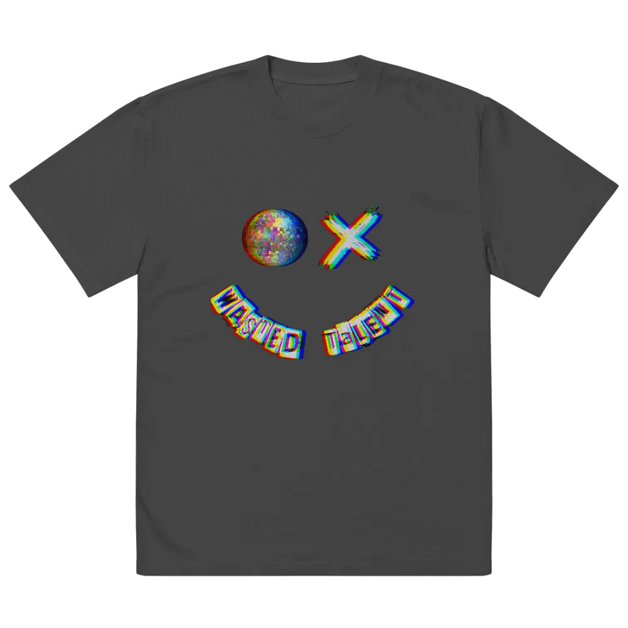 WASTED TALENT OG LOGO SMILEY OVERSIZED TEE product image (3)