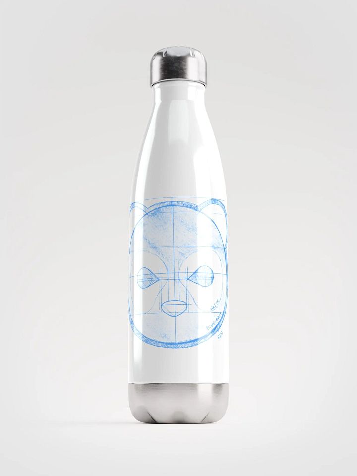 Panda Sketch Logo Water Bottle product image (1)
