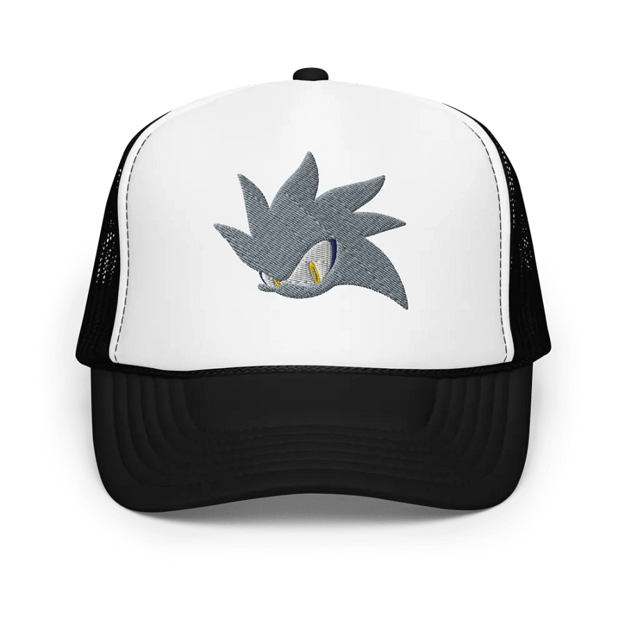 Silver Embroidered Trucker Hat product image (1)