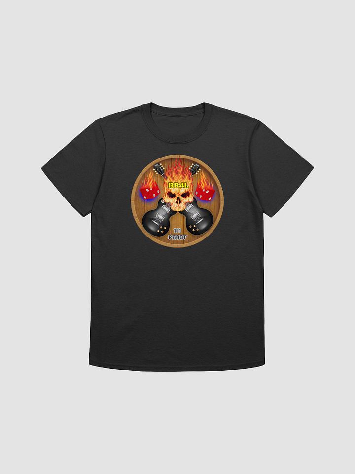 Flaming Skull Guitar Unisex Tee product image (3)