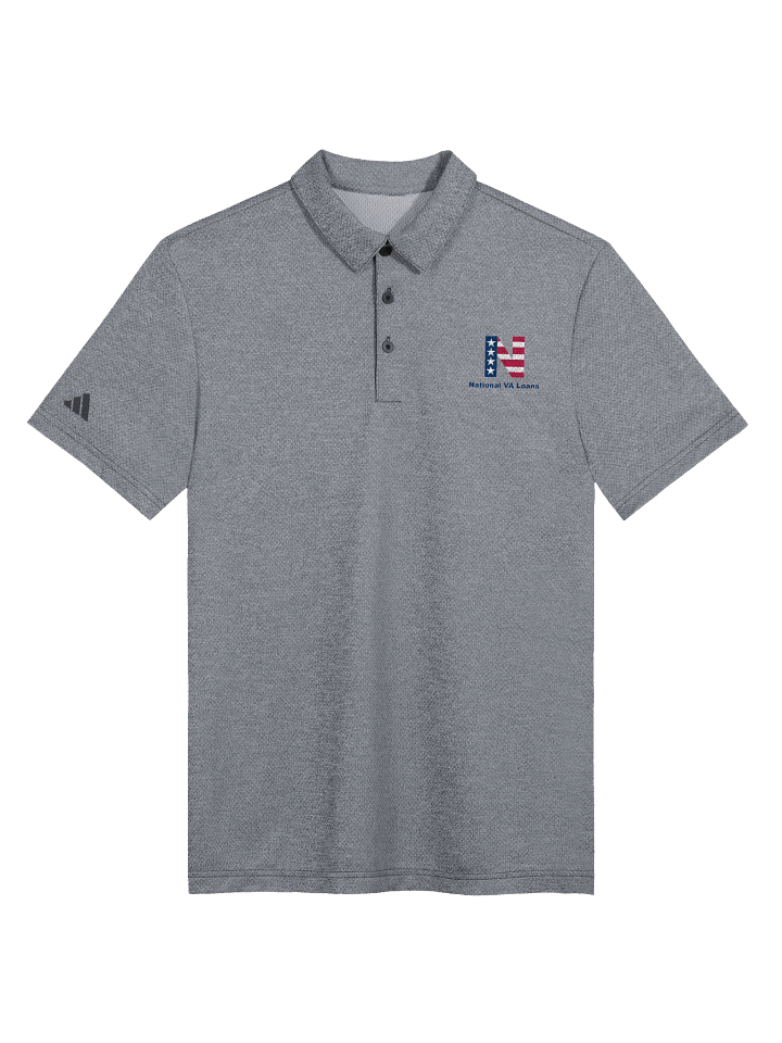 National VA Loans - Adidas Space-Dyed Polo Shirt product image (3)