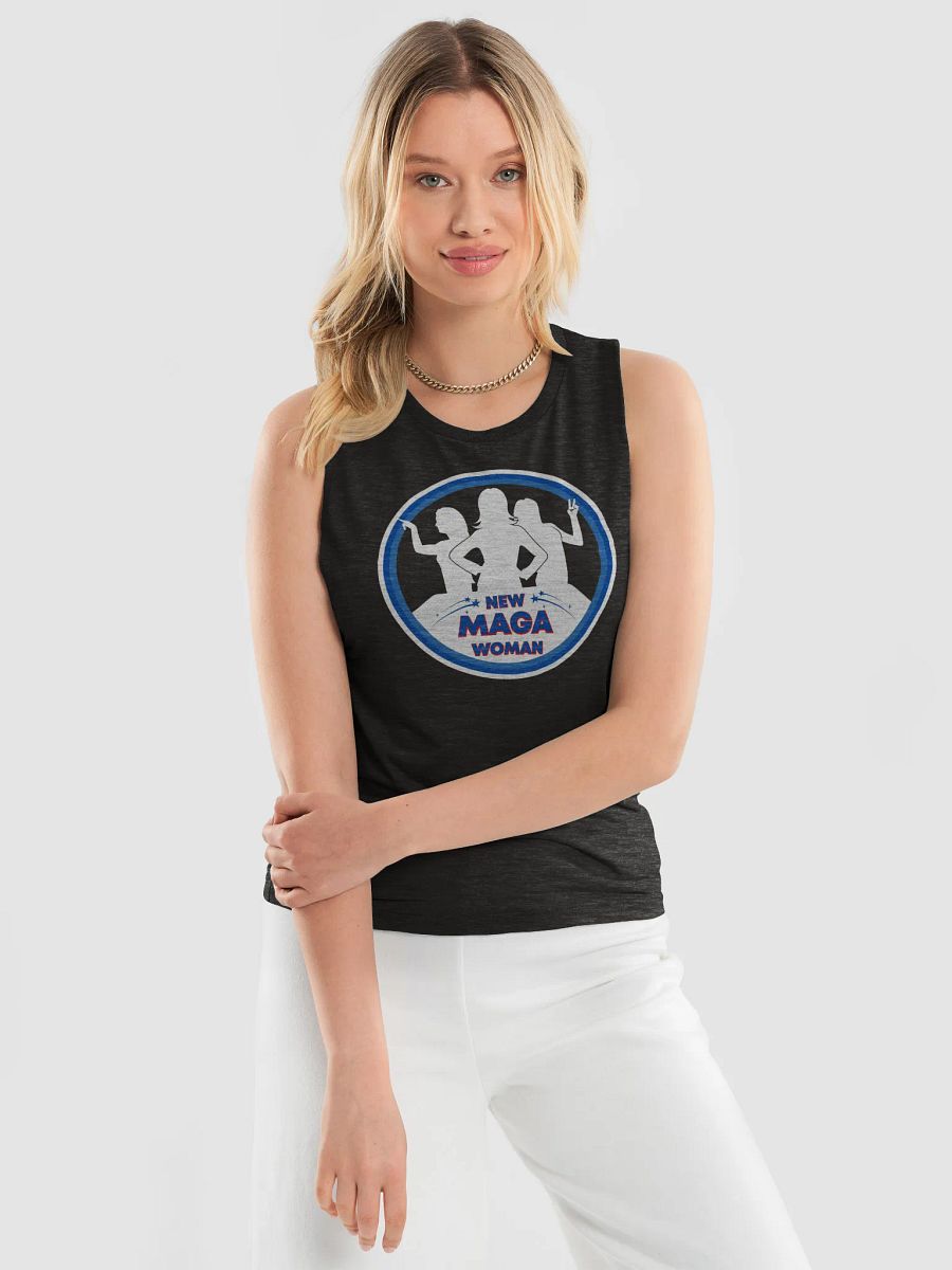 “New MAGA Woman” Retro Flowy Muscle Tank product image (3)