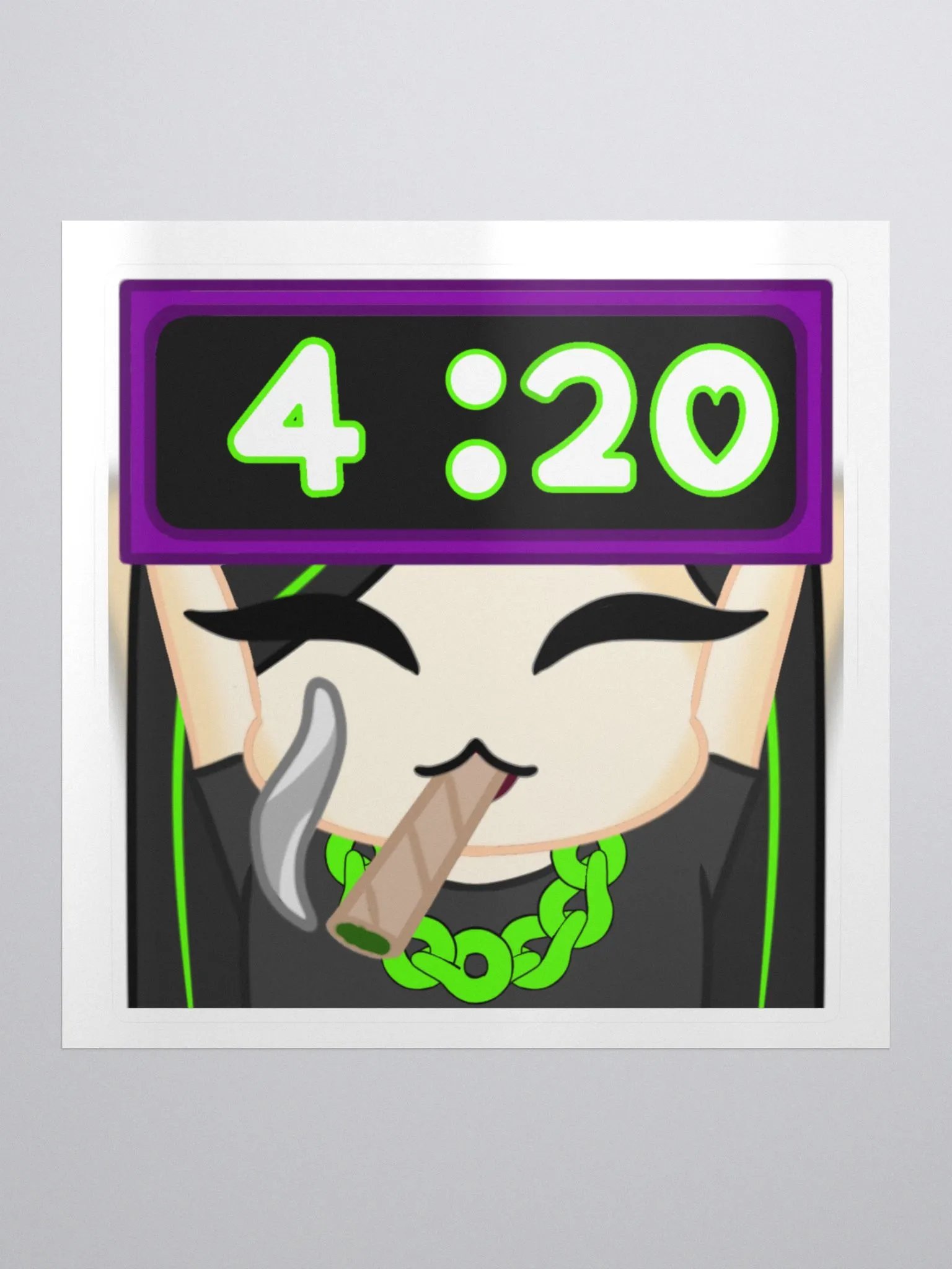 420 toxic emote sticker product image (1)