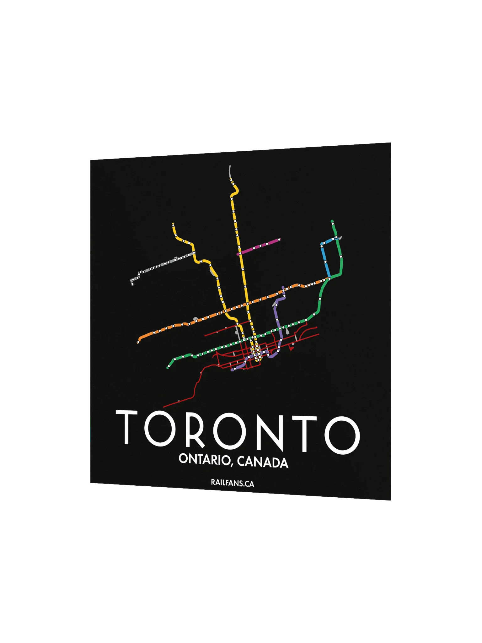 The Rail Fans Canada Transit Map - Toronto product image (2)
