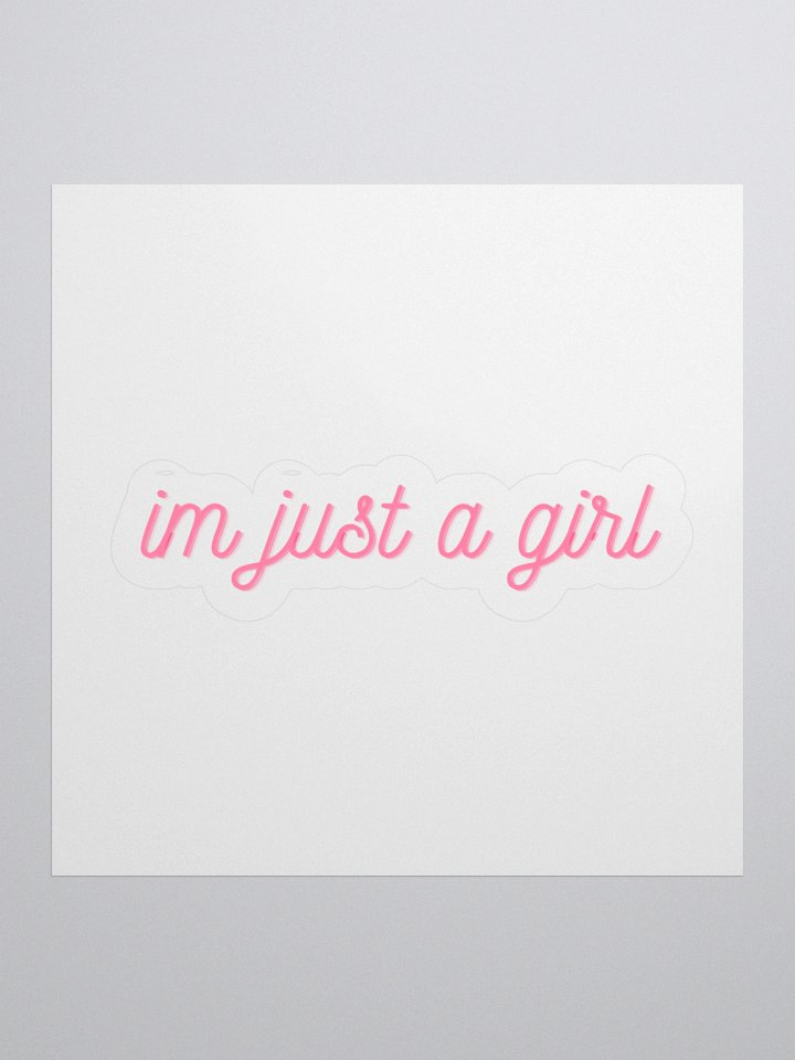 im just a girl - pink product image (1)