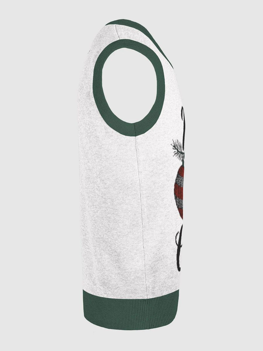 Simple Yet Expressive Merry Christmas Knitted V-Neck Vest product image (25)