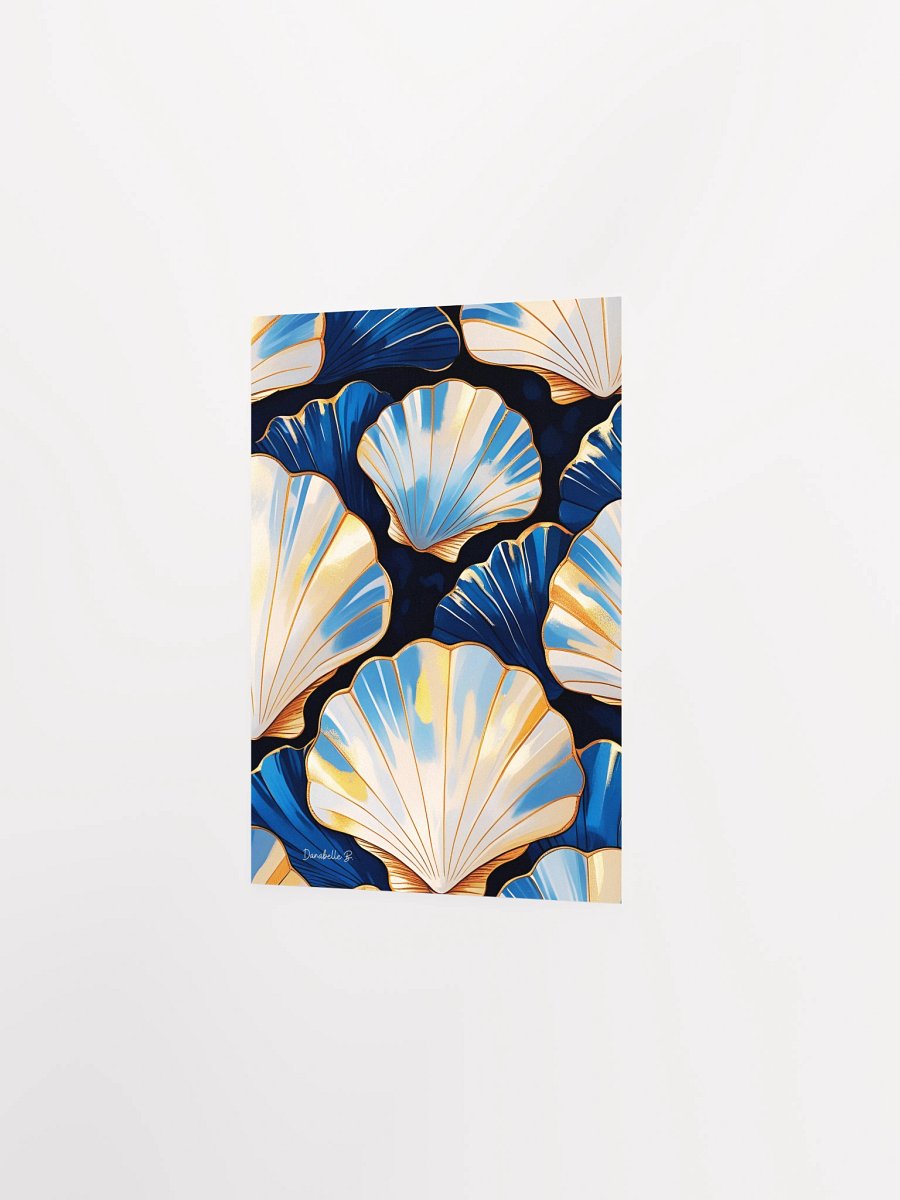 Poster artistique - Coquilles Saint-Jacques - 12 - Cadeau Déco Energie Vibratoire product image (3)