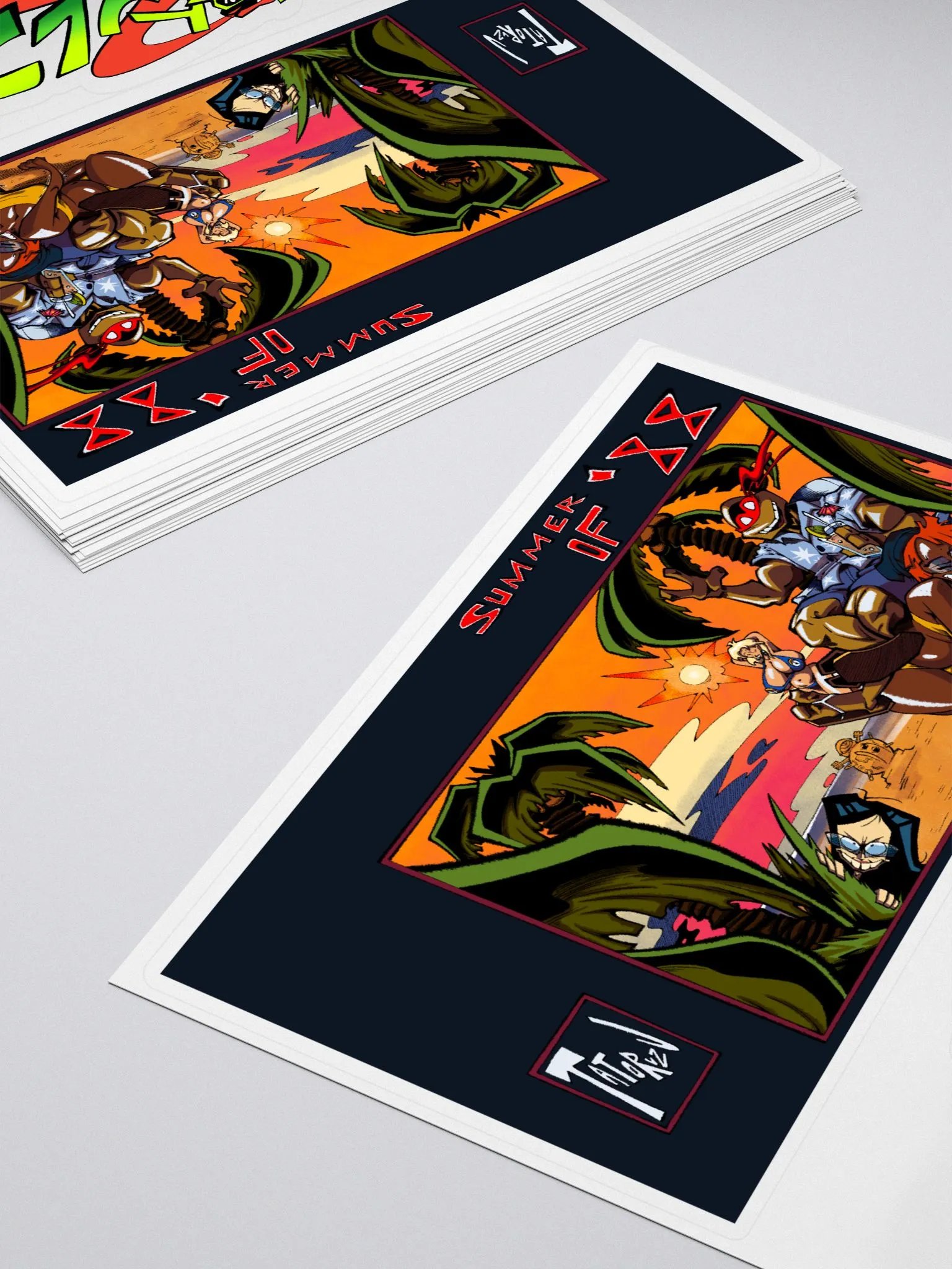 Summer of '88 Tatoruzu Sticker Set (5