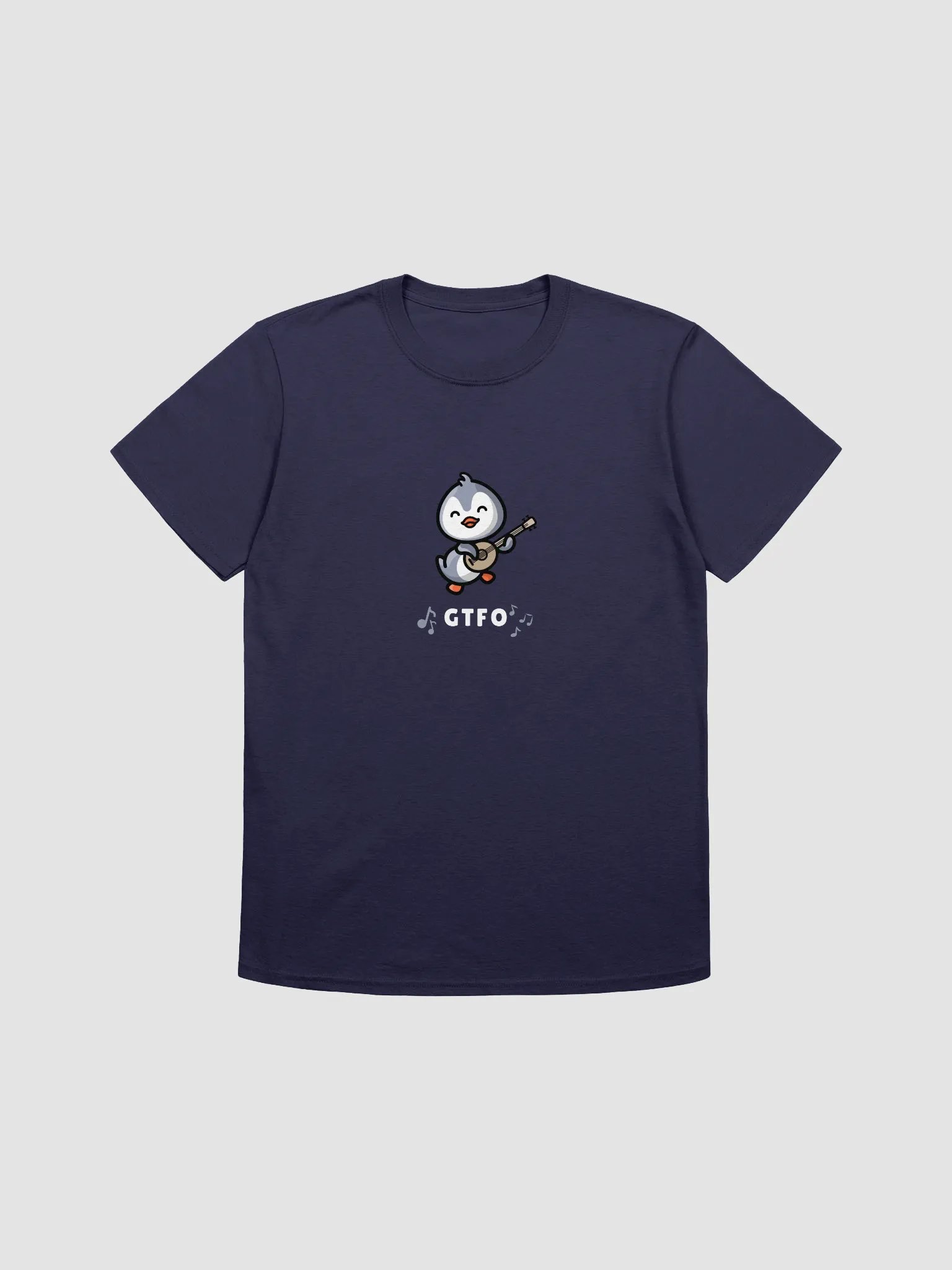 Joyful Penguin Guitarist T-Shirt product image (10)