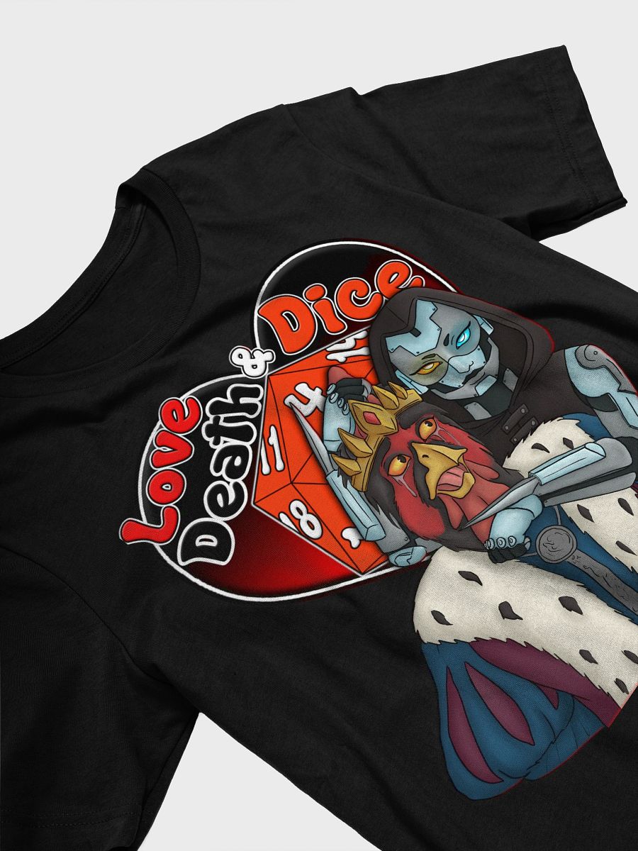 Love Death and Dice: The Dragon Vault – Coup de Cluck Tee product image (3)