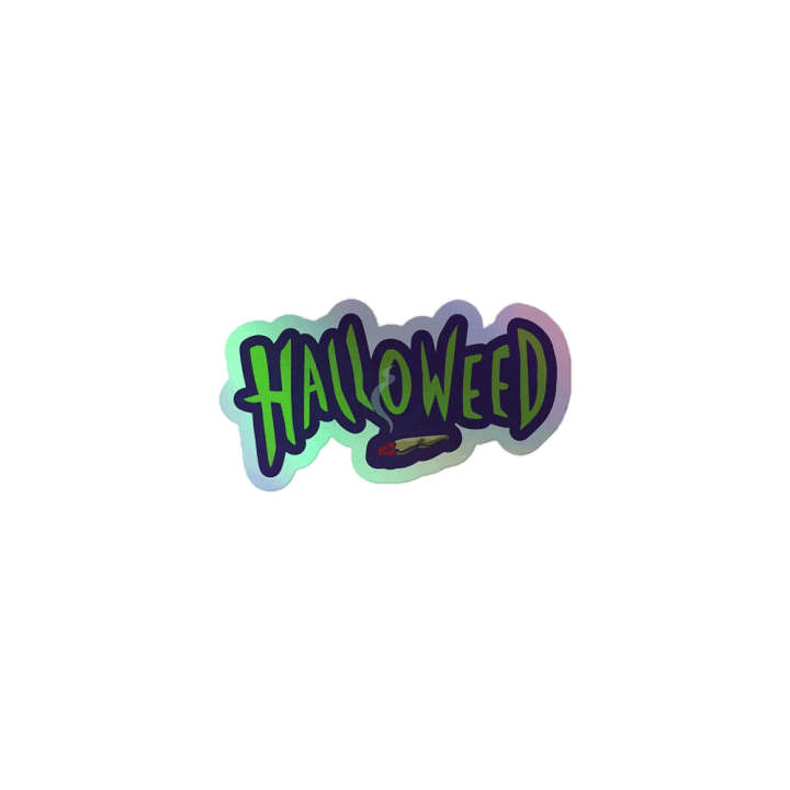 Haloweed Font Hologram Sticker product image (1)