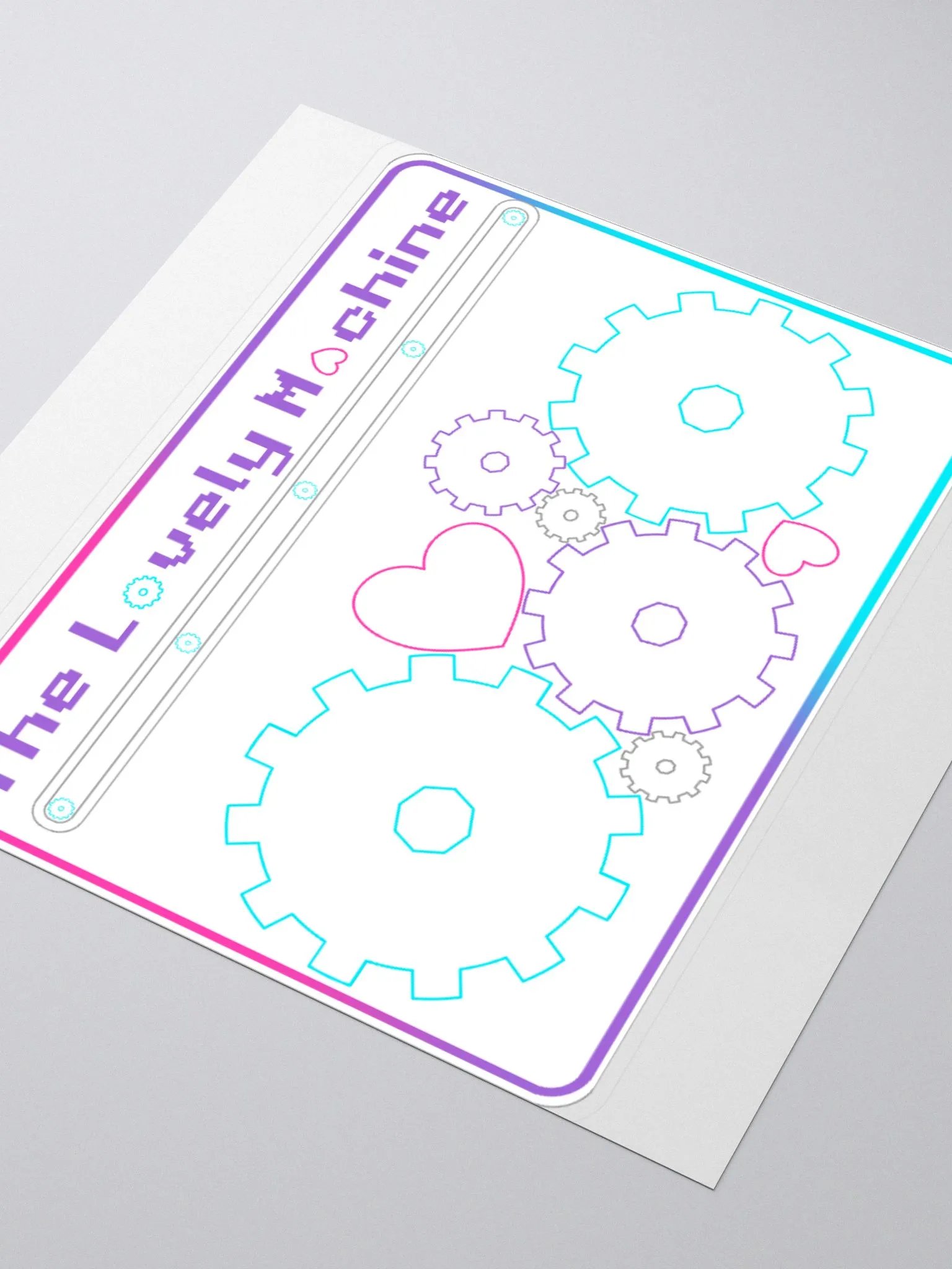 The Lovely Machine Cut Sticker product image (3)