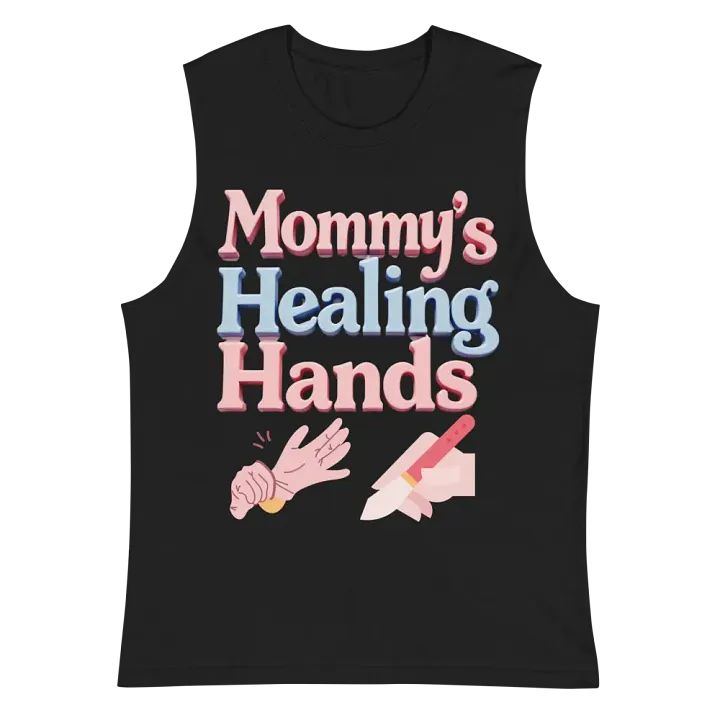 Mommy's Healing Hands Muscle Tank product image (3)