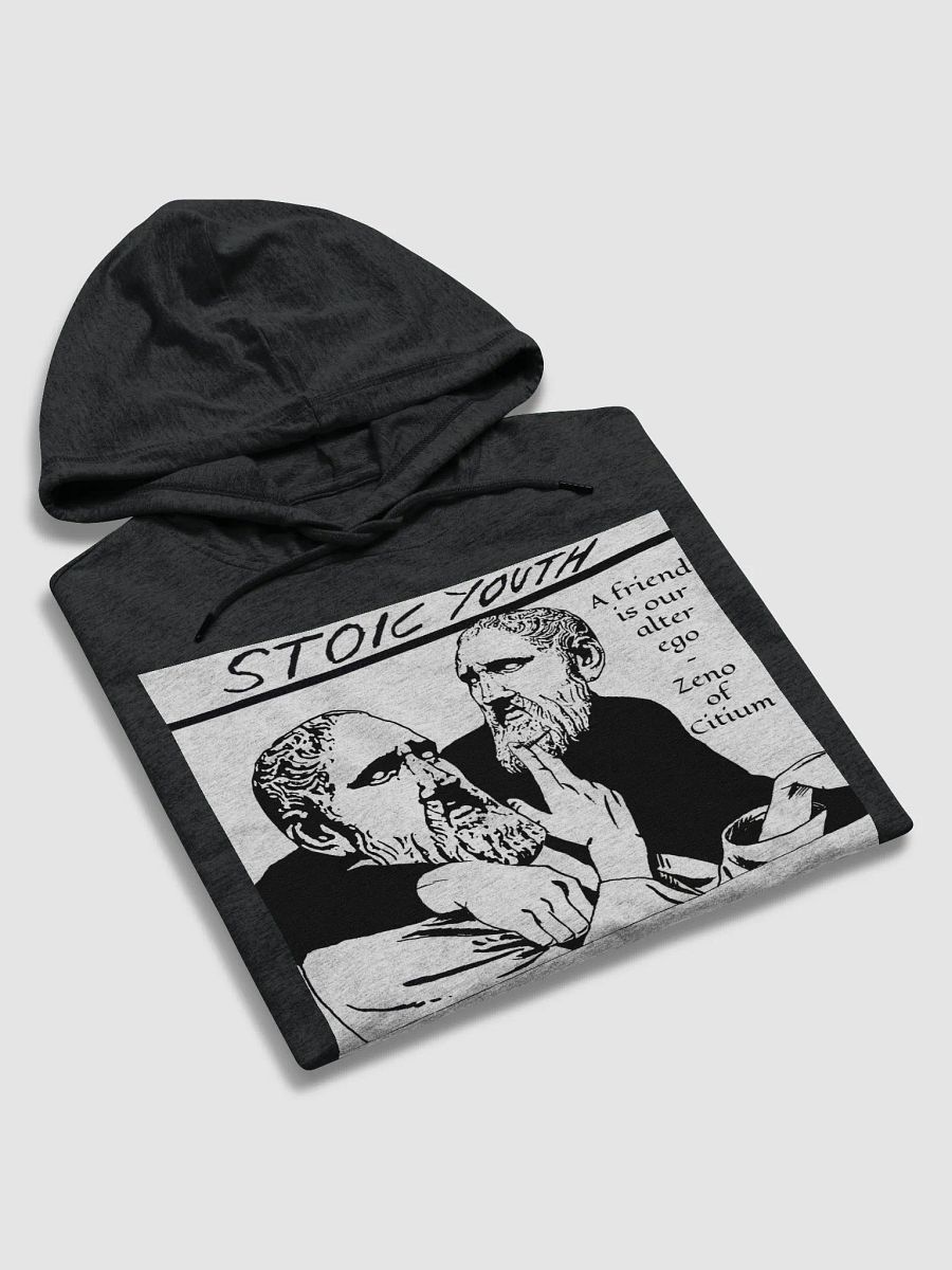 Stoic Youth Zeno of Citium quote District Lightweight Hoodie product image (5)