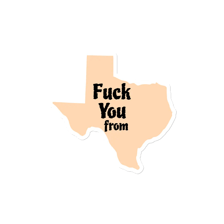 Texas Outlaw Die-Cut Magnets product image (2)