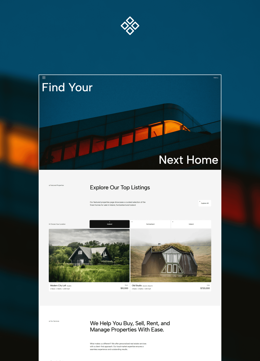 Daar | Framer Real Estate Template product image (1)