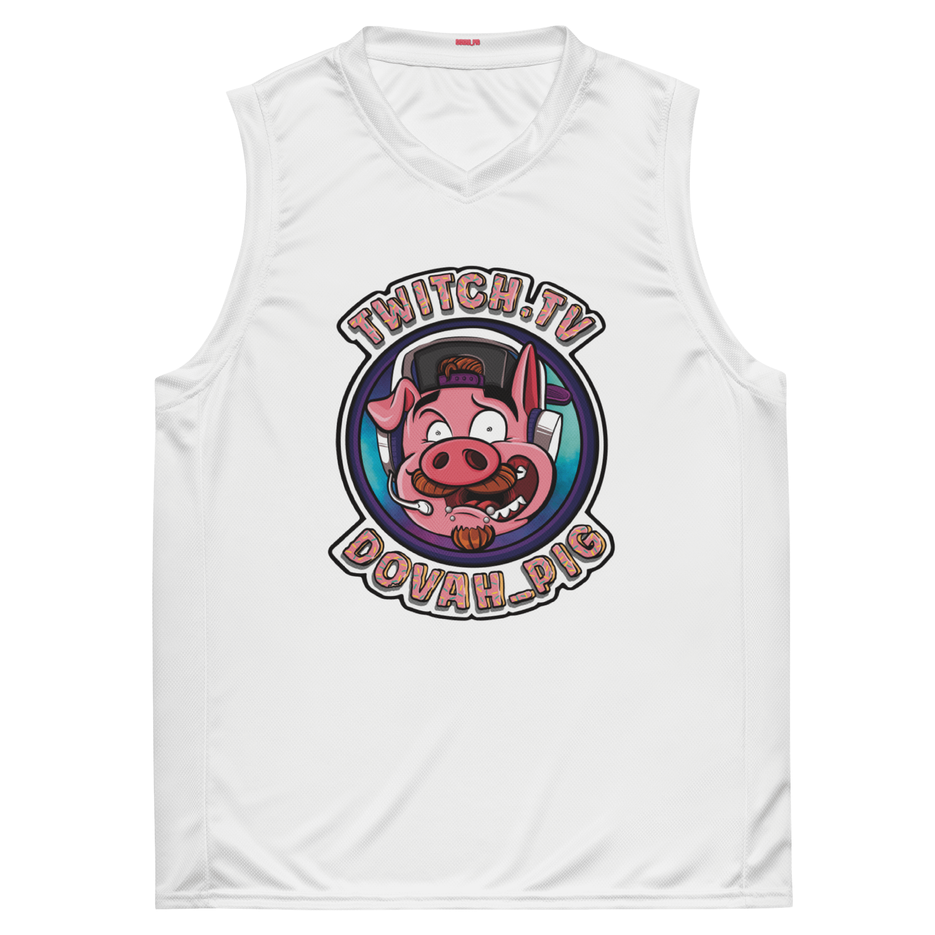 Unisex Recycled Basketball Jersey w/Logo and Piggy Tail product image (2)