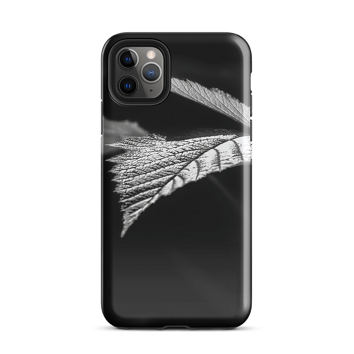 Sunlight on a Salmonberry Leaf iPhone® Case product image (2)