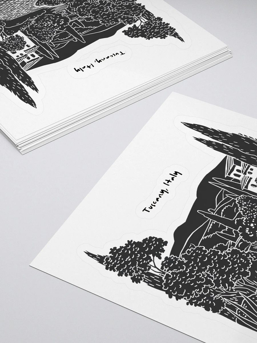 Tuscany Serenity: Elegant Landscape Sticker product image (4)