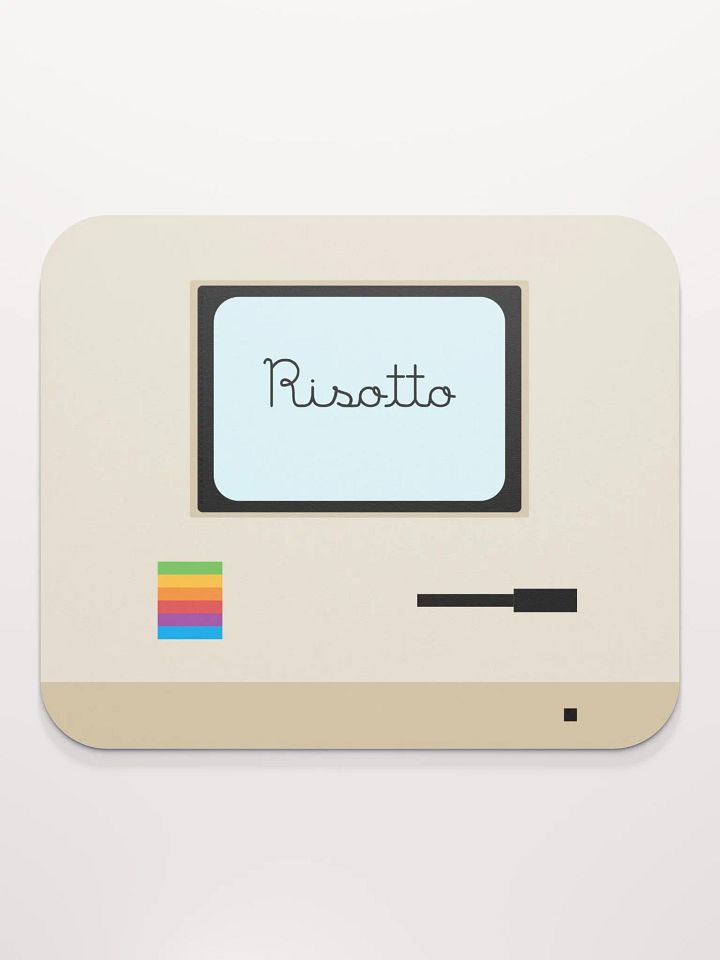 Retro Computer Risotto Mouse Pad product image (2)