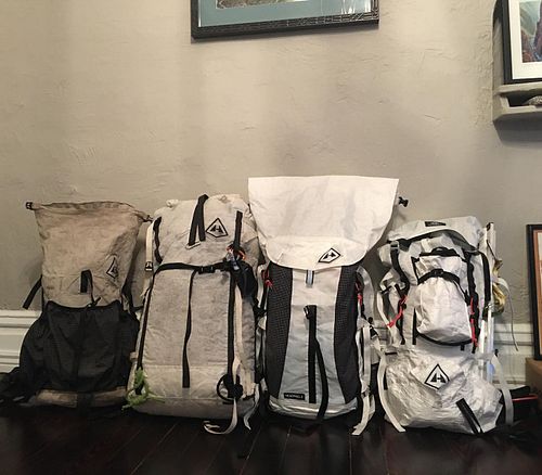 Our resident dirtbag @daoist_cowboys has an affinity for @hyperlite_mountain_gear packs. Here is his collection, starting in ...