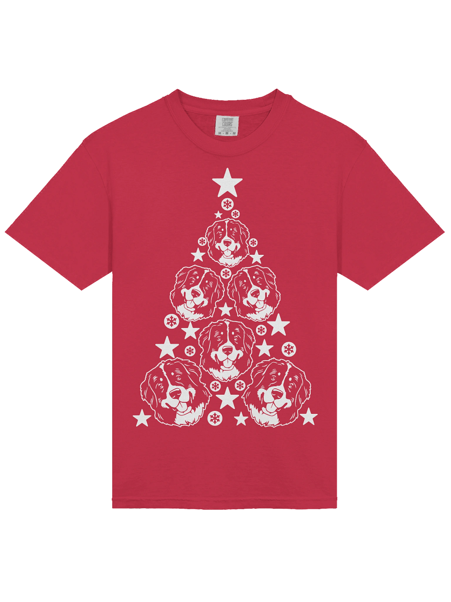 Bernese Mountain Dog Christmas Tree T-Shirt product image (33)