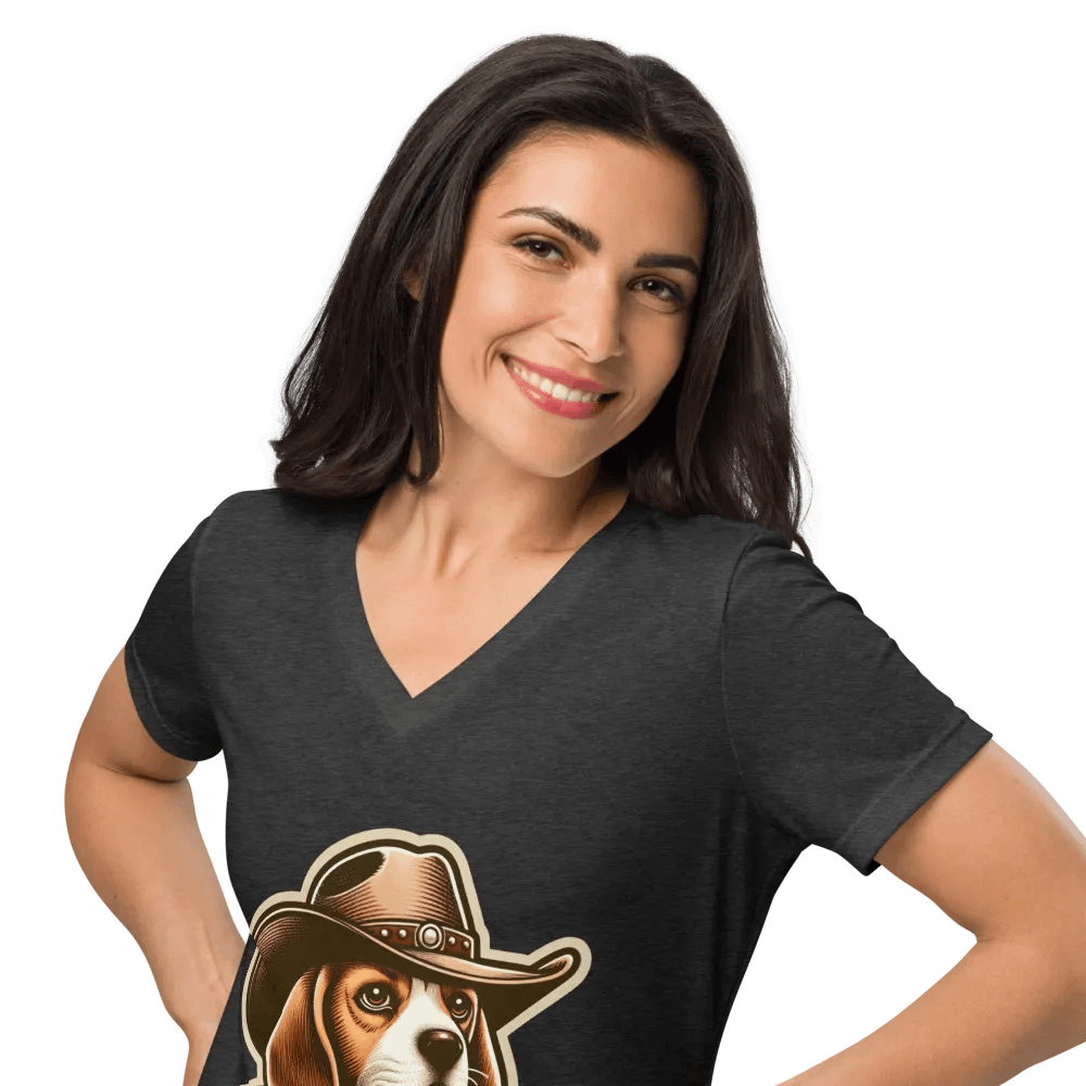Cowboy Beagle - V-neck product image (37)