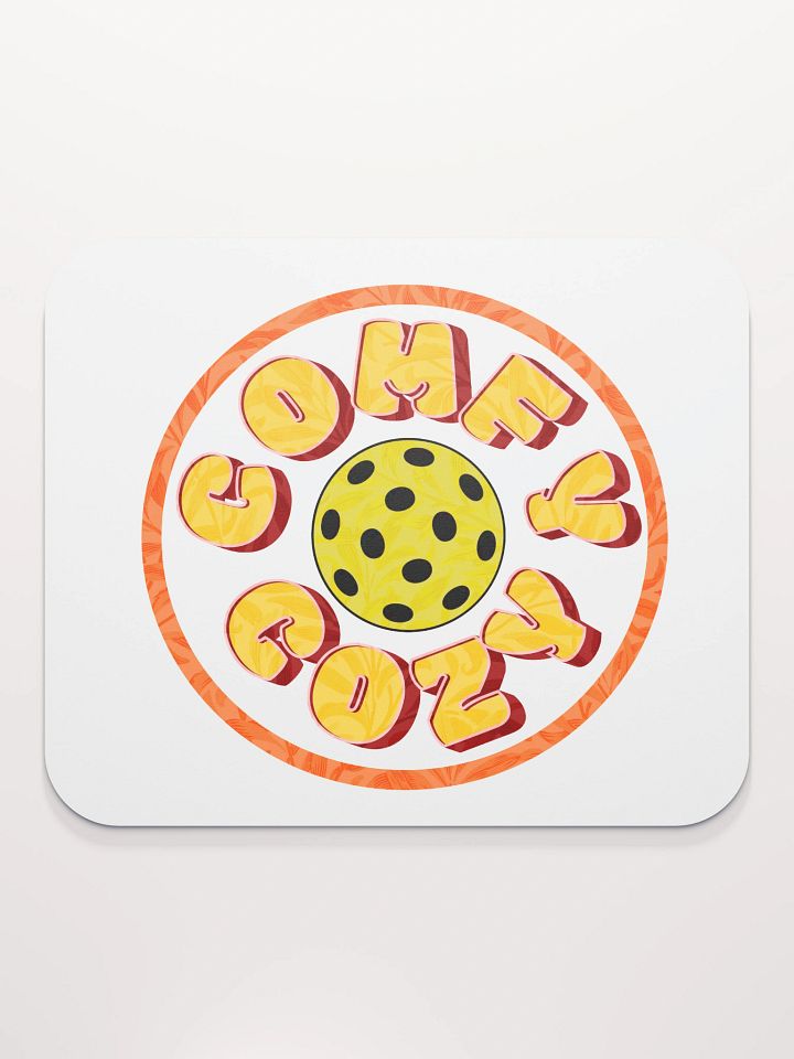 Comfy Cozy Pickleball Circle Vibes Mouse Pad product image (1)