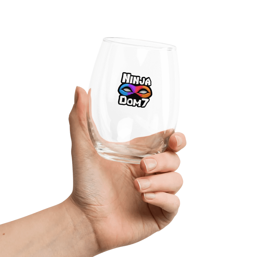 Ninja Logo Stemless Wine Glass product image (3)