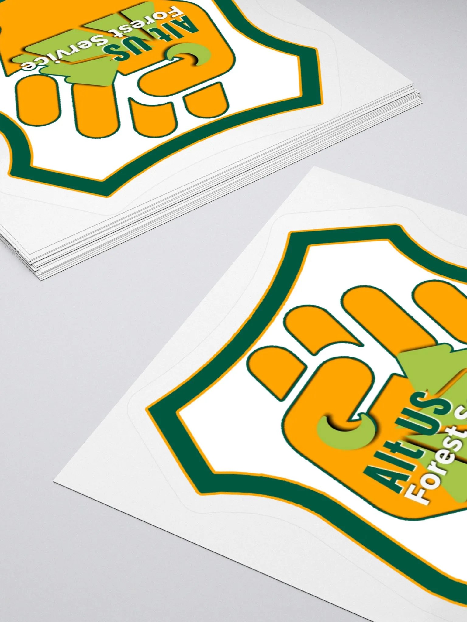 Alt US Forest Service Logo Sticker 3 SIZES Kiss Cut Vinyl Decal product image (12)
