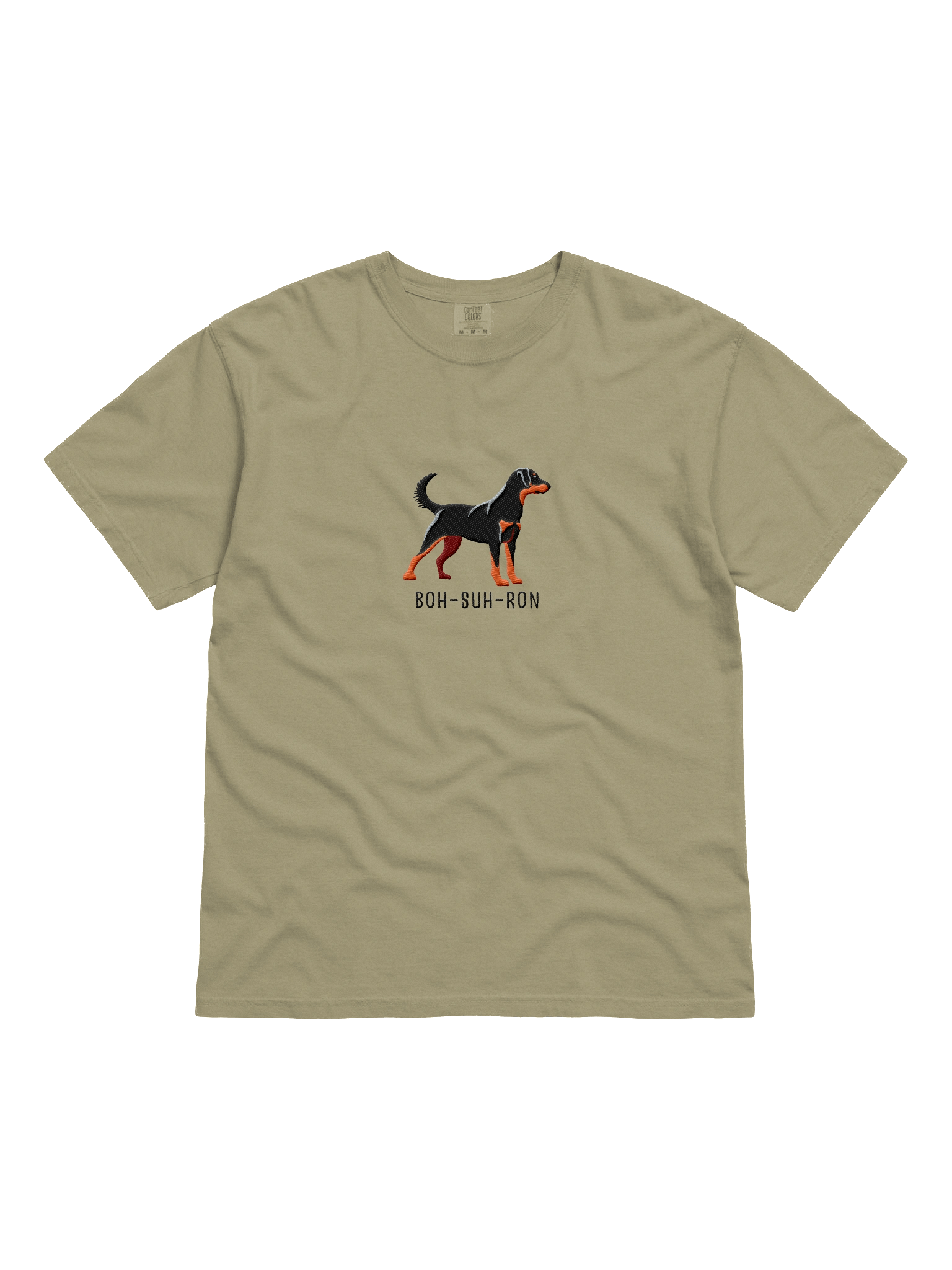 Boh-Suh-Ron T-Shirt(Embroidered) of a Beauceron(Black & Tan) product image (5)