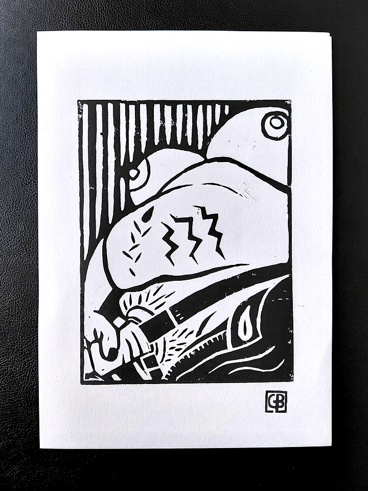 STRAP Lino Print product image (1)