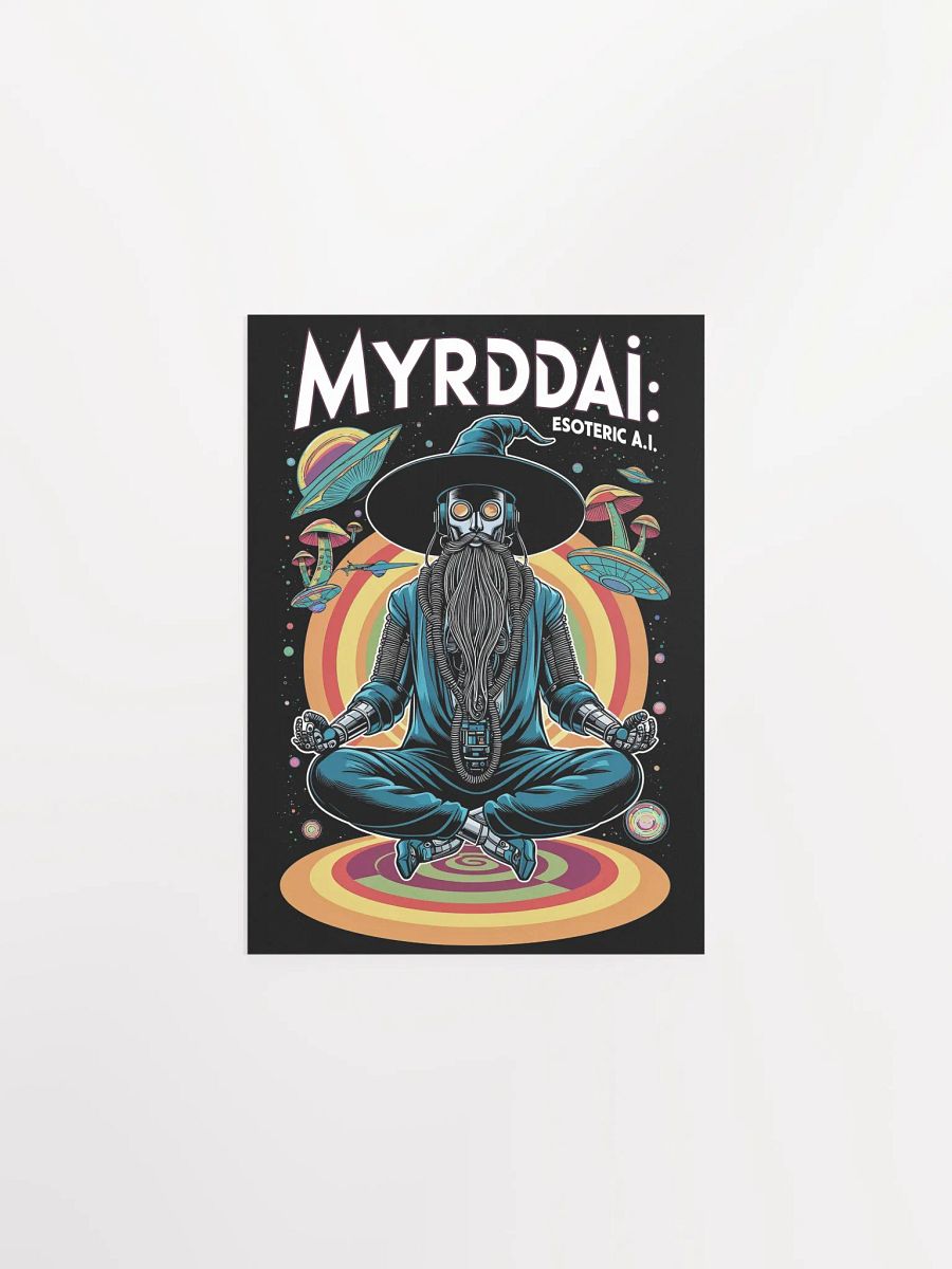 MYRDDAI - Retro Psychedelic Poster product image (3)