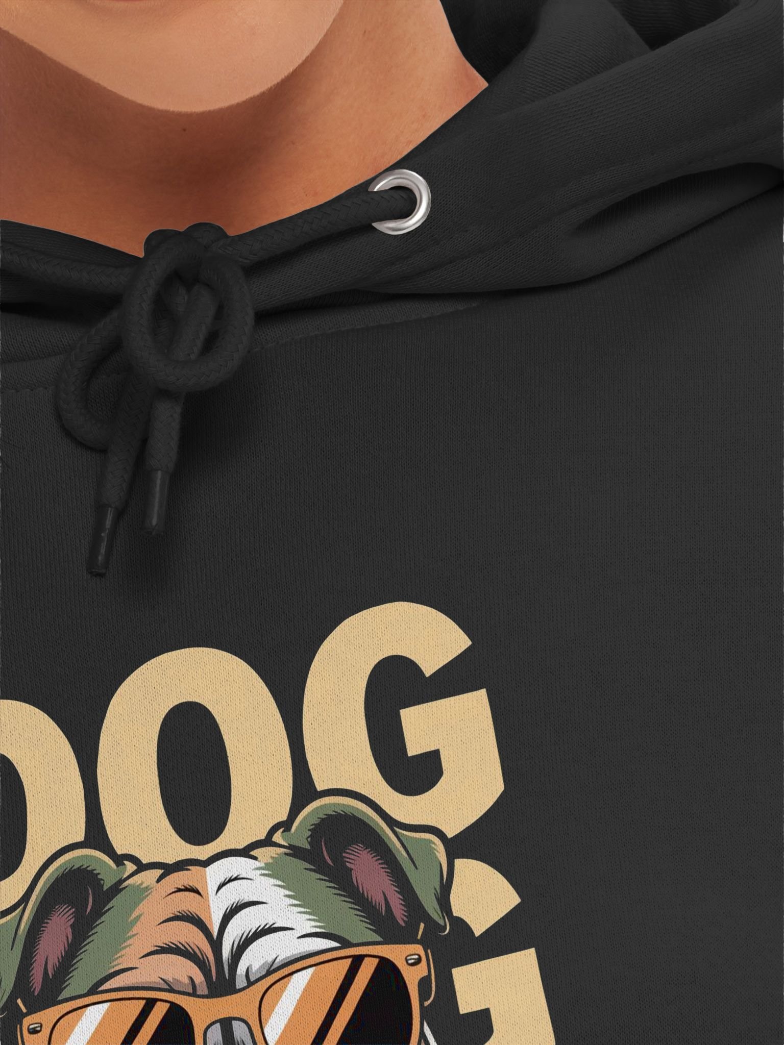 Cool Bulldog Sunglasses Hoodie product image (2)