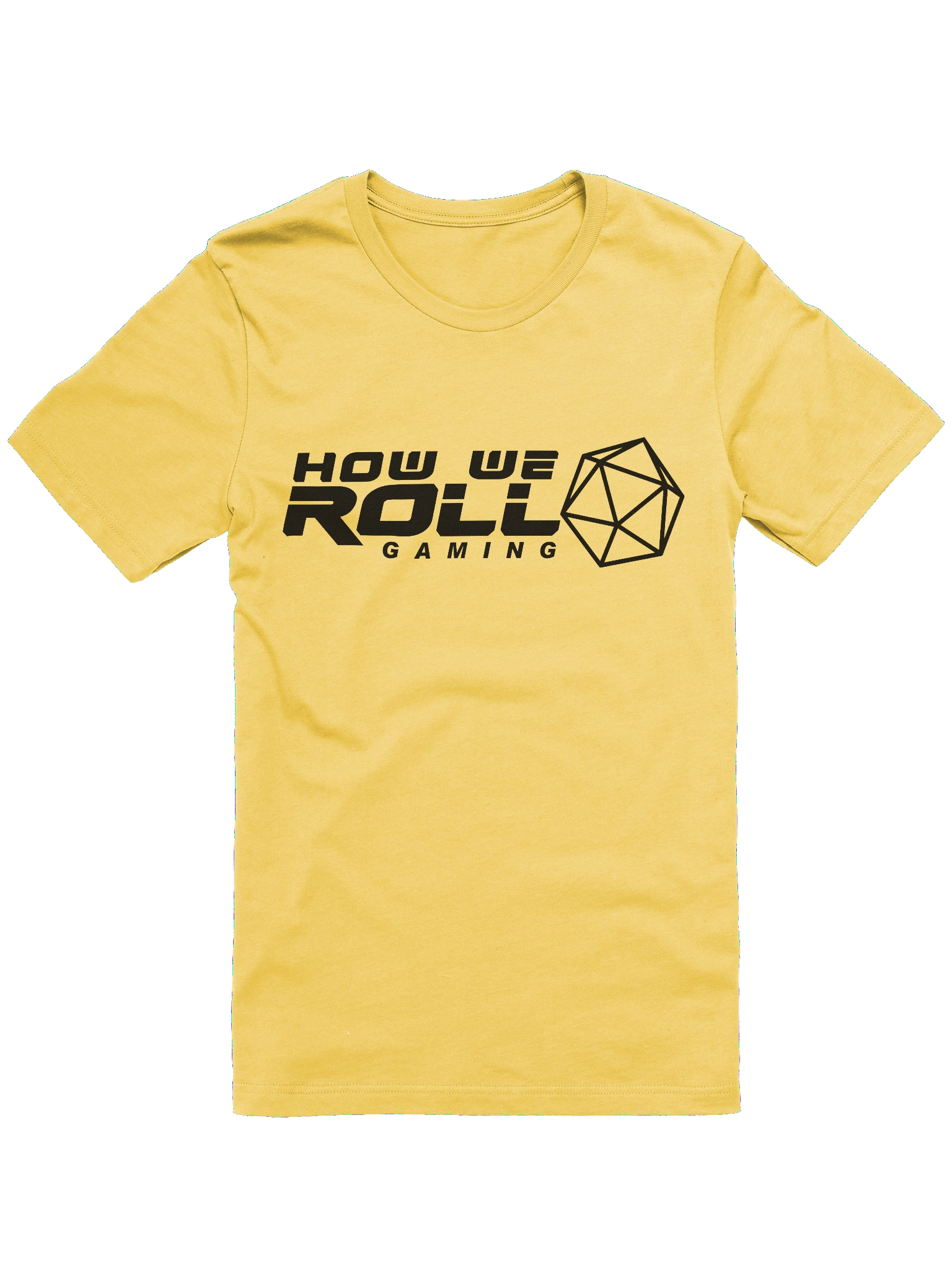 How We Roll Gaming Big Yellow Shirt product image (1)