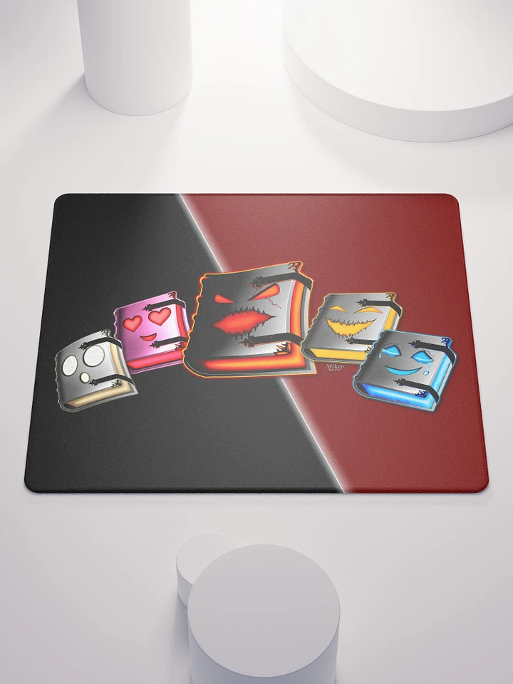 Emotionally Booked Gaming Mouse Pad - 18″×16″, 36″×18″ product image (1)