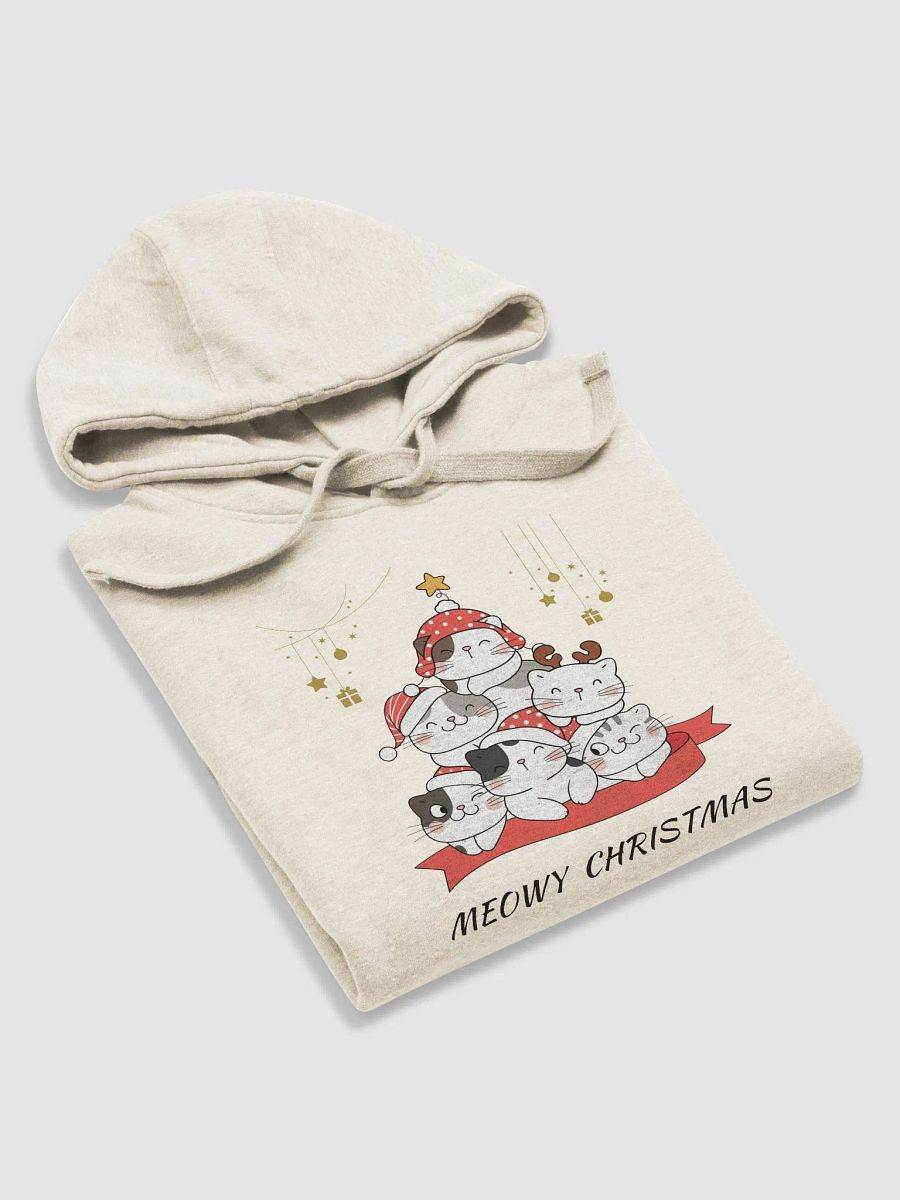 Cat Christmas Stacked Cats Hoodie product image (26)