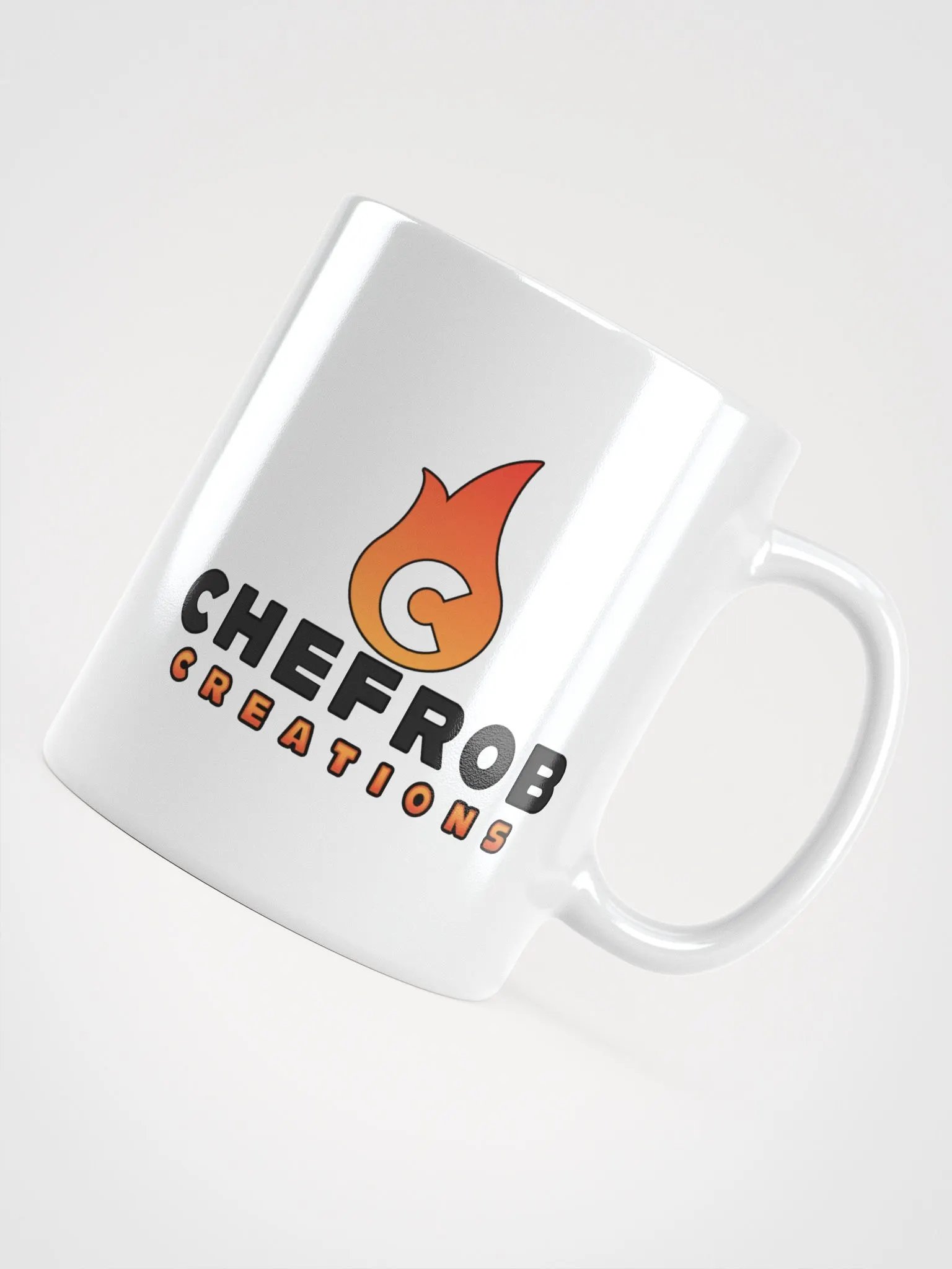 Logo V2 White Glossy Mug product image (1)