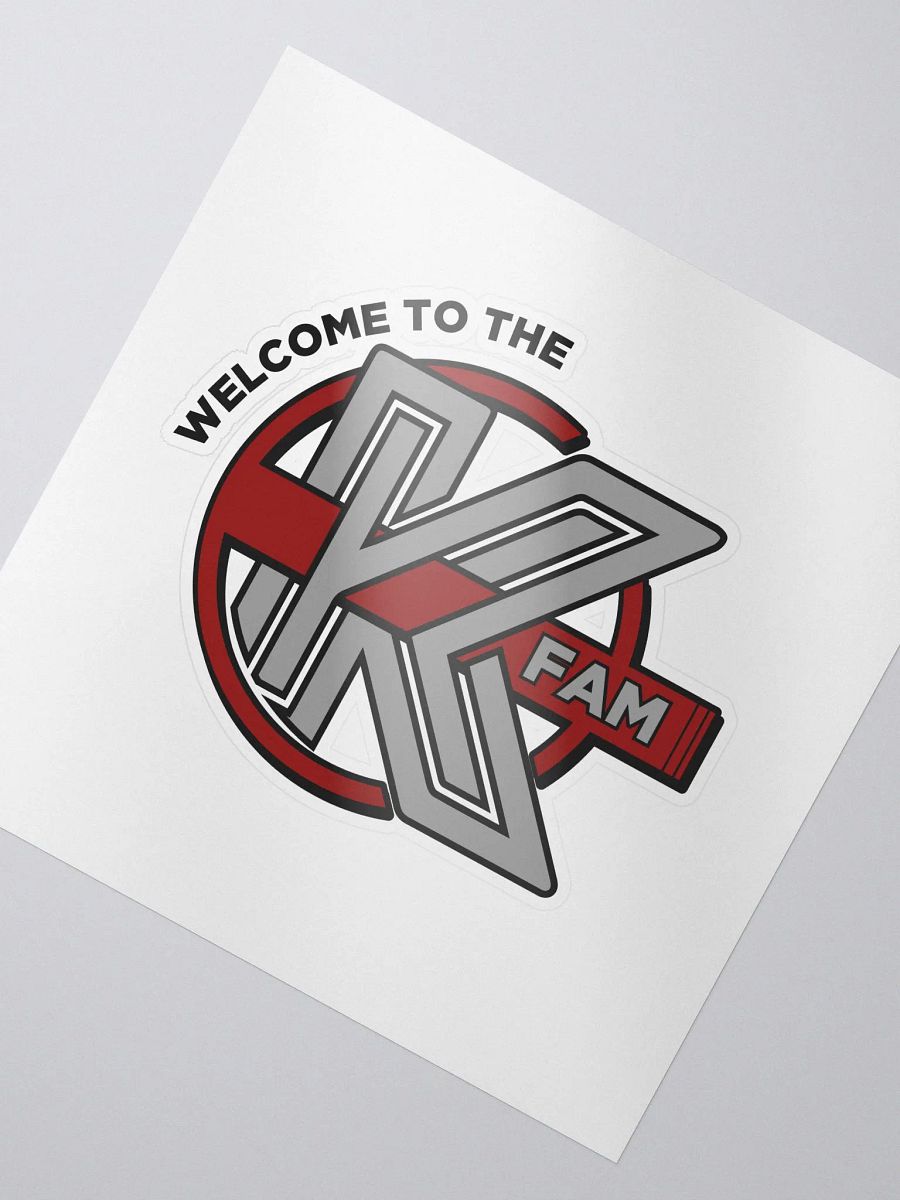 K Fam Kiss Cut Stickers Logo Stickers product image (2)