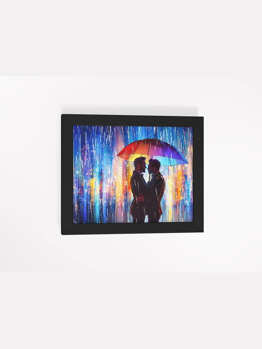 City Serenade - Love in the Rain Framed Poster product image (2)