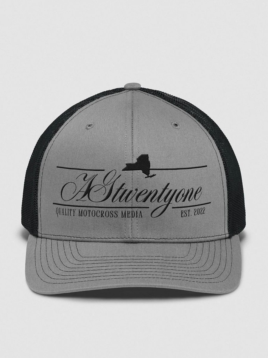 AG21 Script Trucker Hat (Black) product image (1)