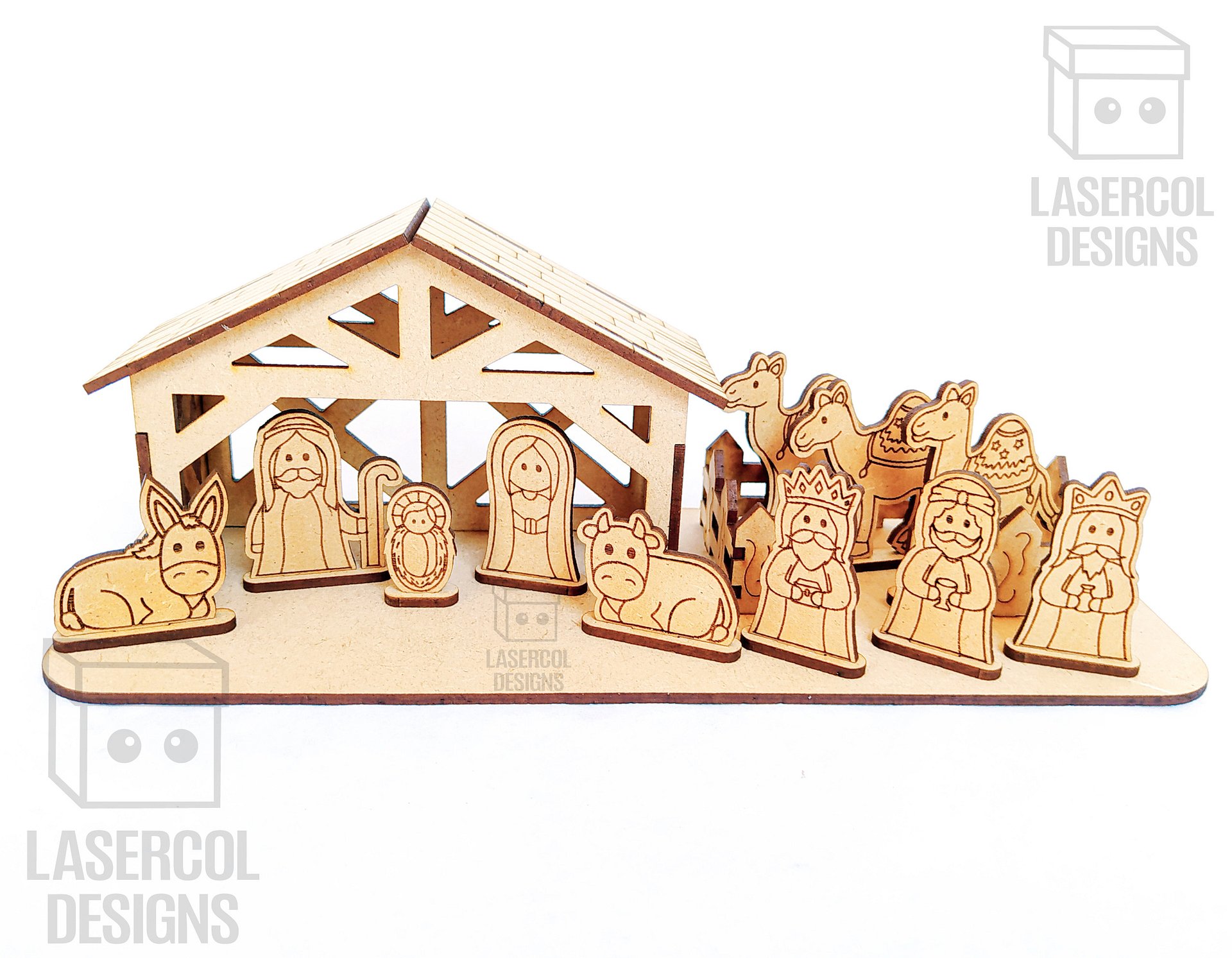 Nativity Scene - Christmas Gift - Laser Cut Files product image (2)