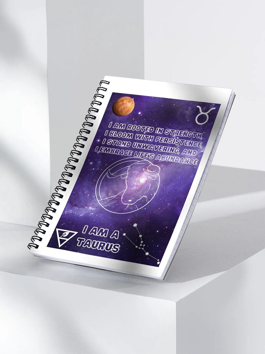 I Am a Taurus Notebook product image (4)