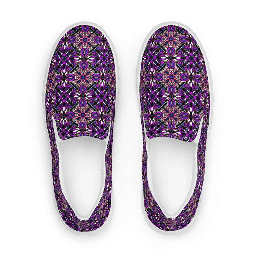 Mens Slip On Canvas - Gender Fluid Abstract product image (1)